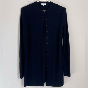 LAFAYETTE 148 New York $398 Lyocell Silk Blend Long Cardigan Sweater Medium